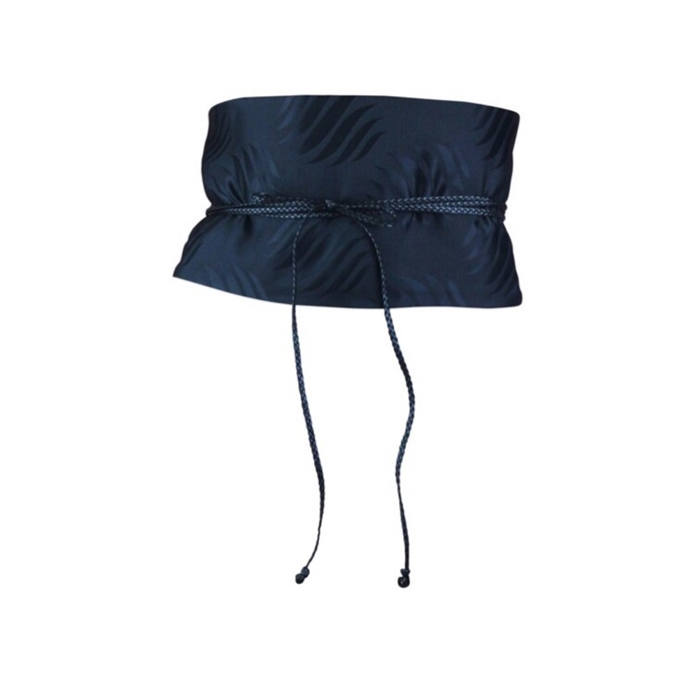 SOLD Gucci by Tom Ford Black Silk Obi Belt